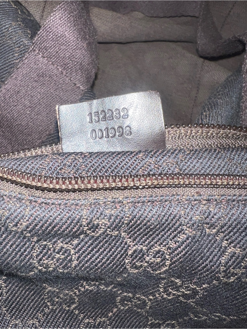 GUCCI CANVAS TOTE TRAVEL BAG - Picture 11 of 16